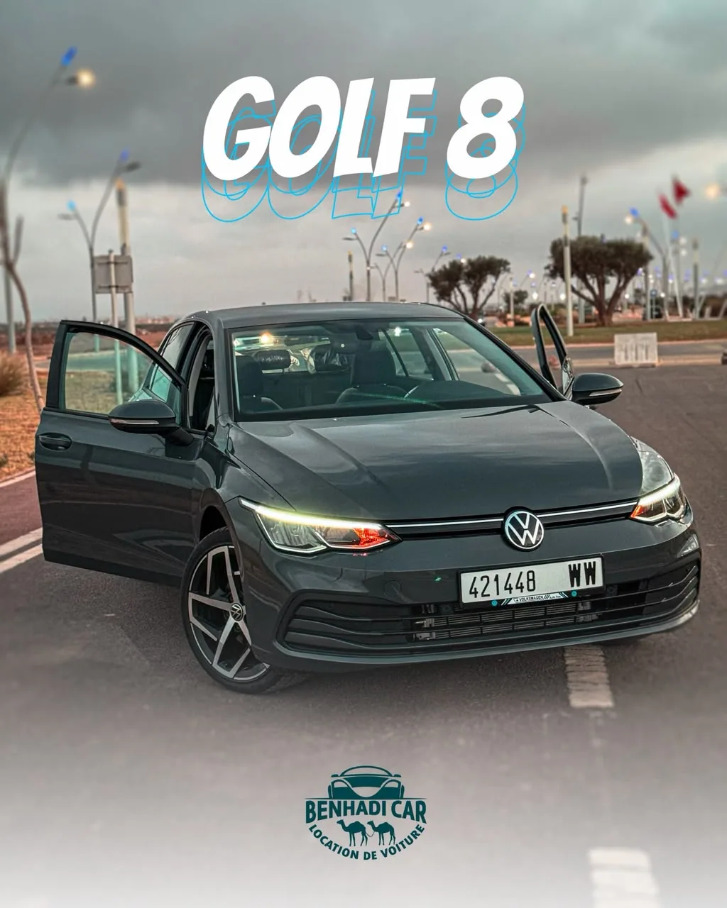 Golf 8 from the Benhadi Car fleet